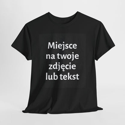 Personalizowana koszulka - przód i/lub tył - z naszą pomocą