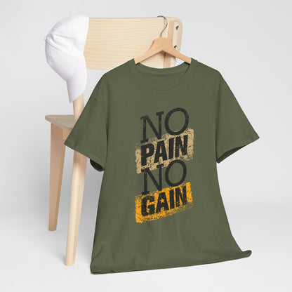 Koszulka No Pain No Gain - motyw treningowy