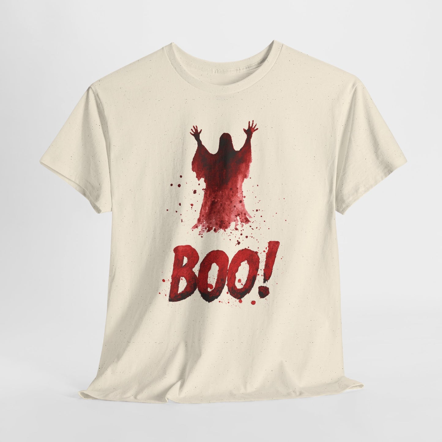 Boo! - czerwony duch na halloweenowy klimat