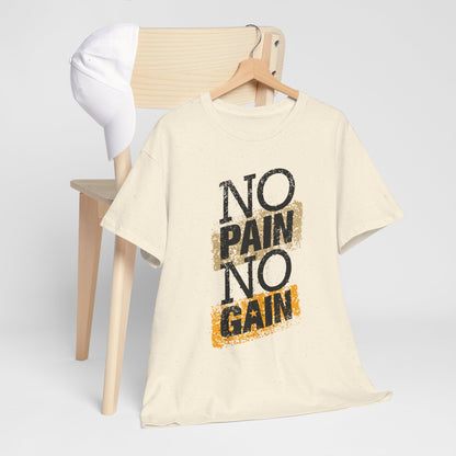 Koszulka No Pain No Gain - motyw treningowy