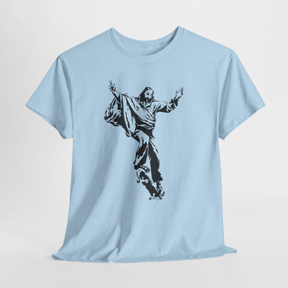 Jezus na deskorolce - streetwearowy nadruk