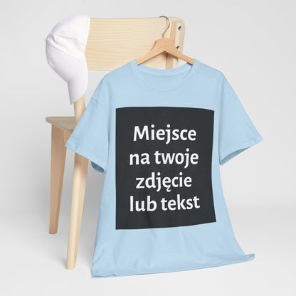 Personalizowana koszulka - przód i/lub tył - z naszą pomocą