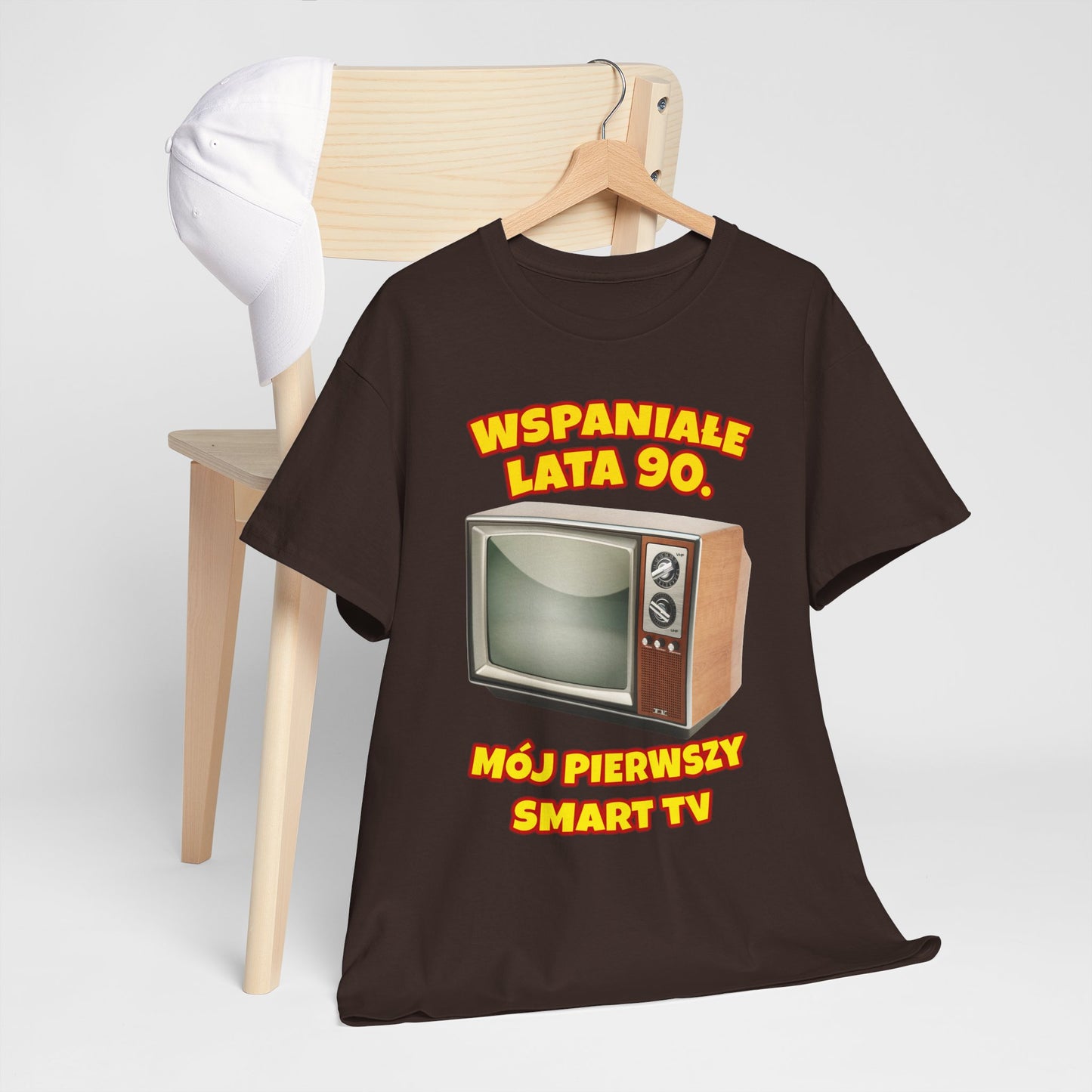 Mój pierwszy „smart TV” - wspaniałe lata 90. - koszulka retro