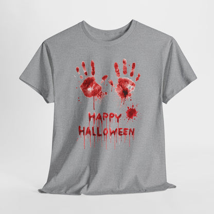 Happy Halloween - krwawe dłonie i horrorowy klimat