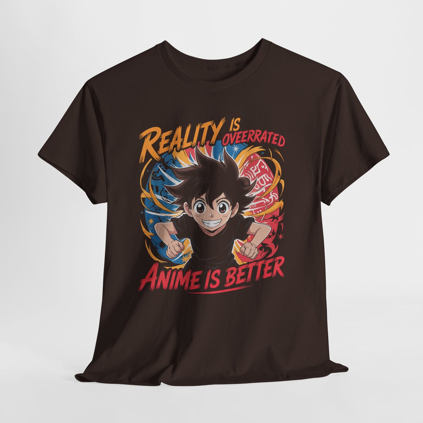 Reality is Overrated - Anime Is Better - koszulka dla fanów Anime