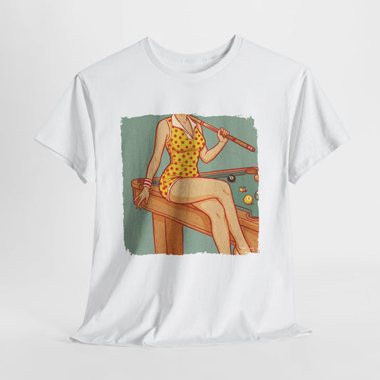 Sport is Sexy: Bilard - retro pin-up przy stole