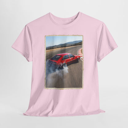 Polonez Drift - czerwony klasyk w dymie