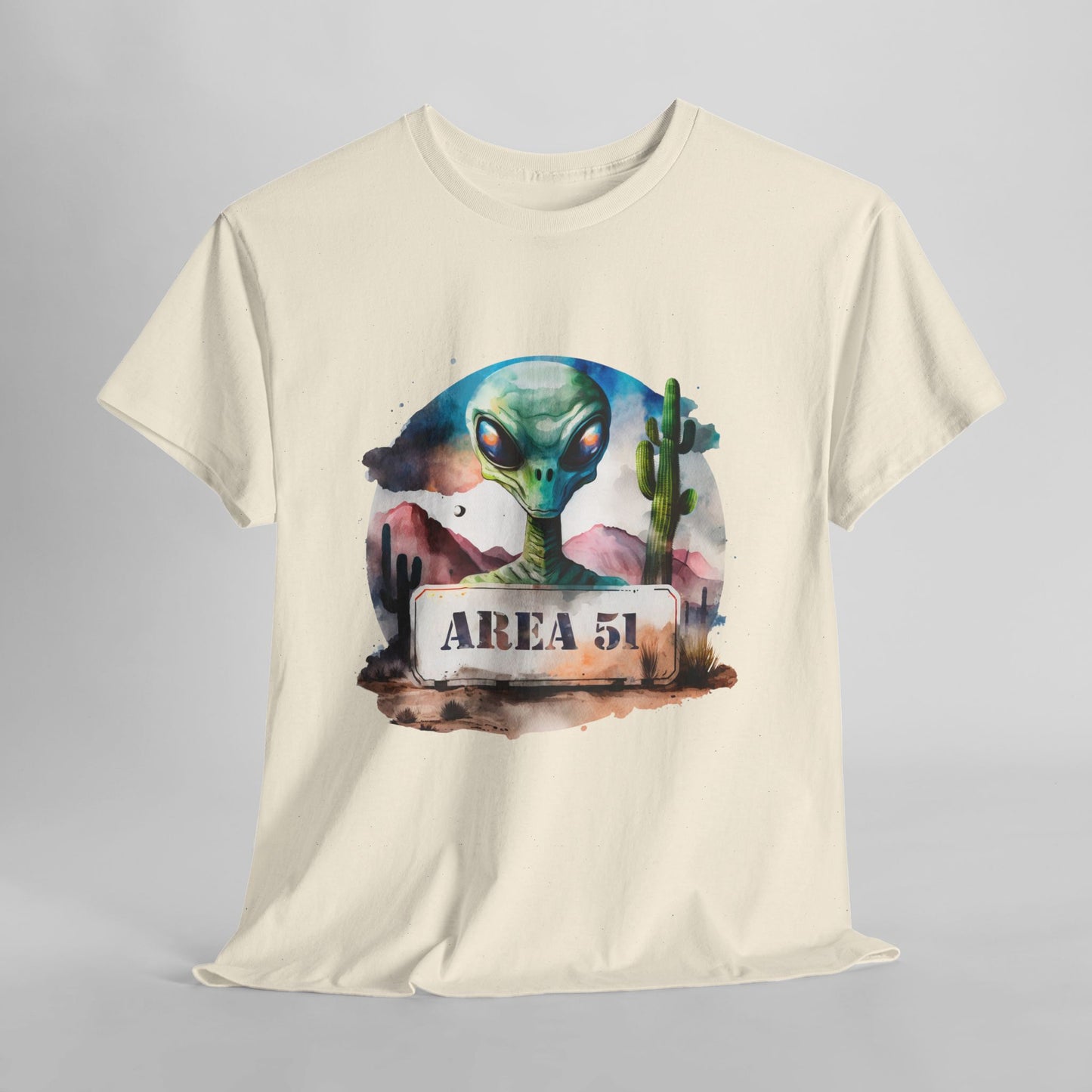 Area 51 - Strefa 51, Roswell – akwarelowy vibe