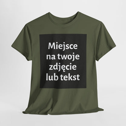 Personalizowana koszulka - przód i/lub tył - z naszą pomocą