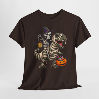 Dino-Mumia na Halloween - kościotrup rusza po cukierki