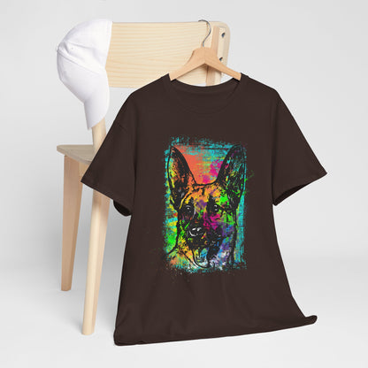 Neon Dog Pop Art - kolorowy owczarek niemiecki