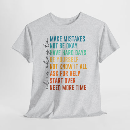 It's Okay To... koszulka ze wsparciem