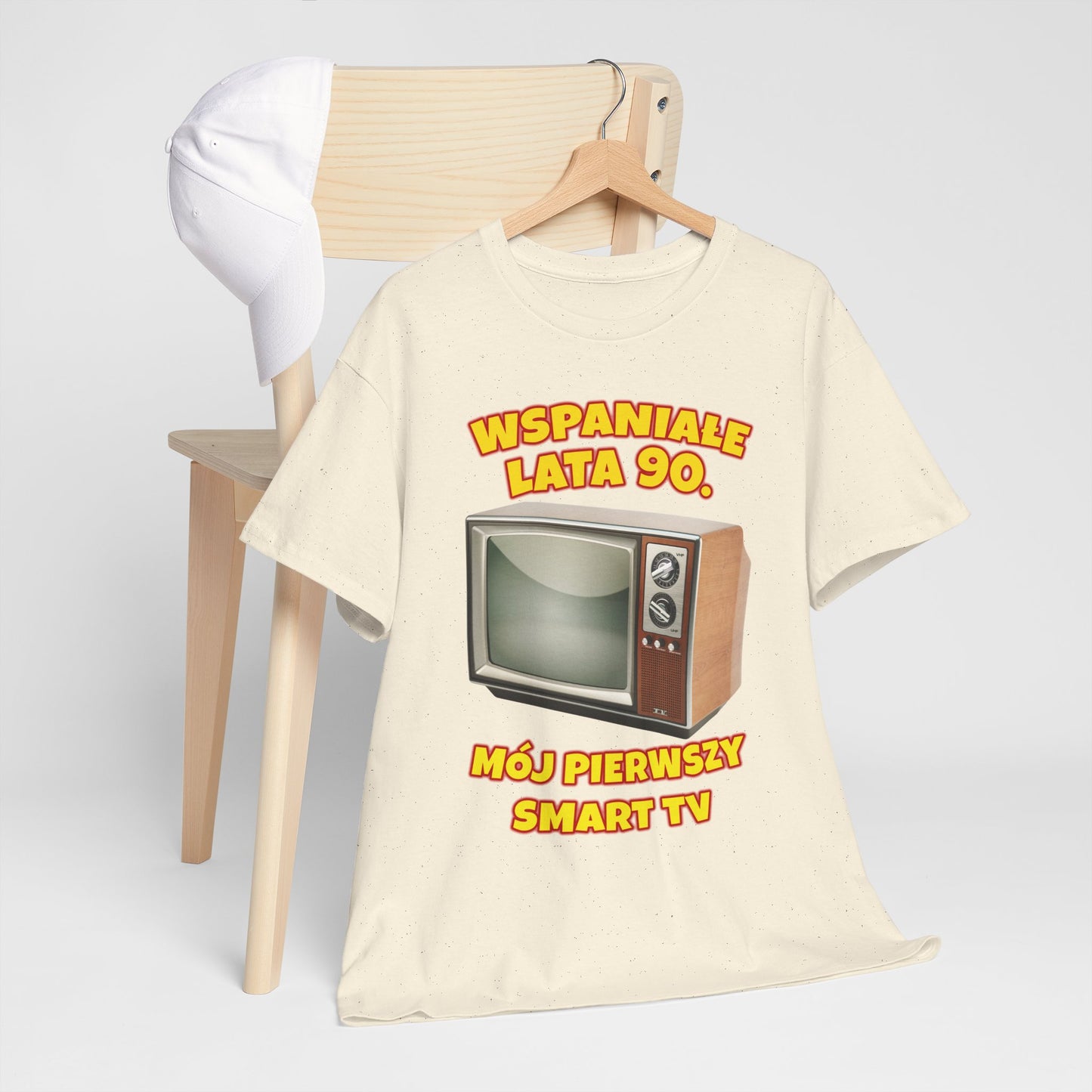 Mój pierwszy „smart TV” - wspaniałe lata 90. - koszulka retro