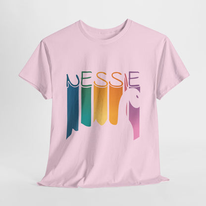 Nessie – kolorowy napis i legenda Loch Ness
