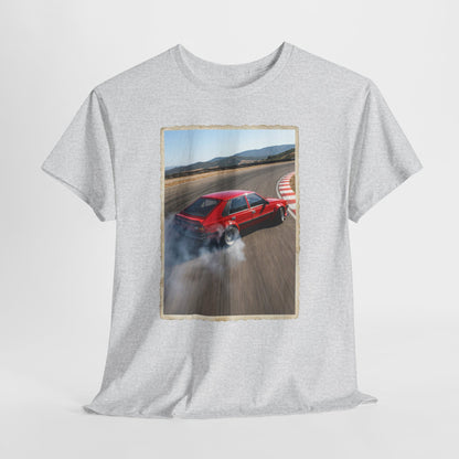 Polonez Drift - czerwony klasyk w dymie