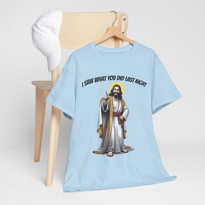 Widziałem co zrobiłeś zeszłej nocy... memiczny klimat z Jezusem