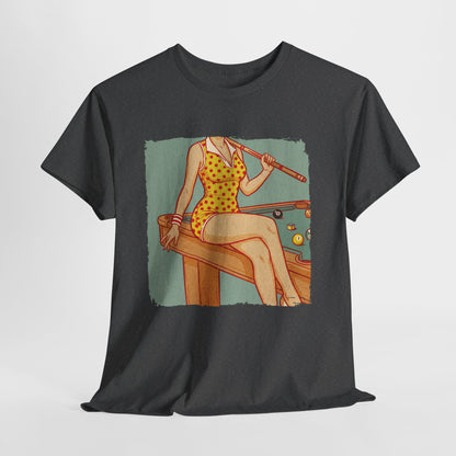 Sport is Sexy: Bilard - retro pin-up przy stole