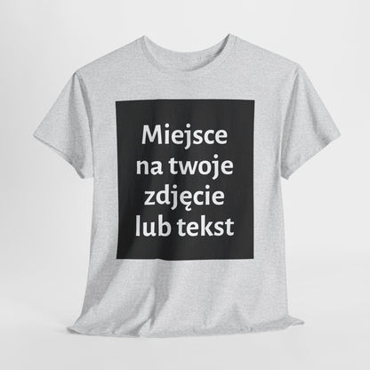 Personalizowana koszulka - przód i/lub tył - z naszą pomocą