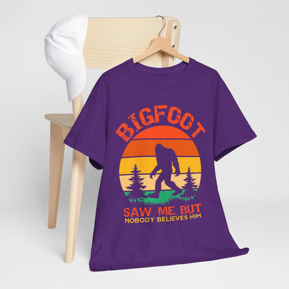 Bigfoot „Saw me but nobody belives him” – retro humor z lasu