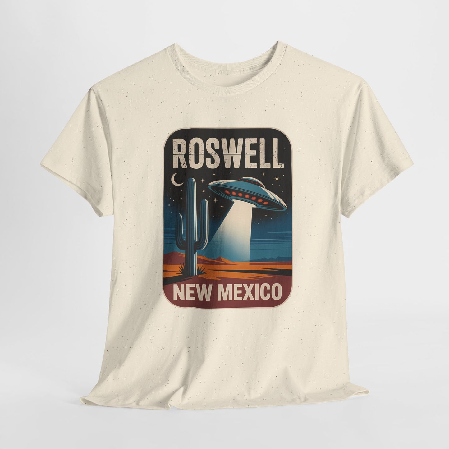 Roswell New Mexico - retro spodek nad pustynią