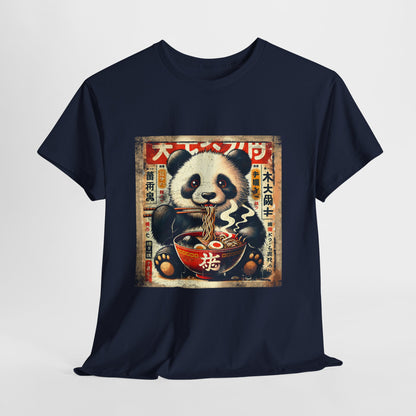 Panda i ramen - Anime retro vintage