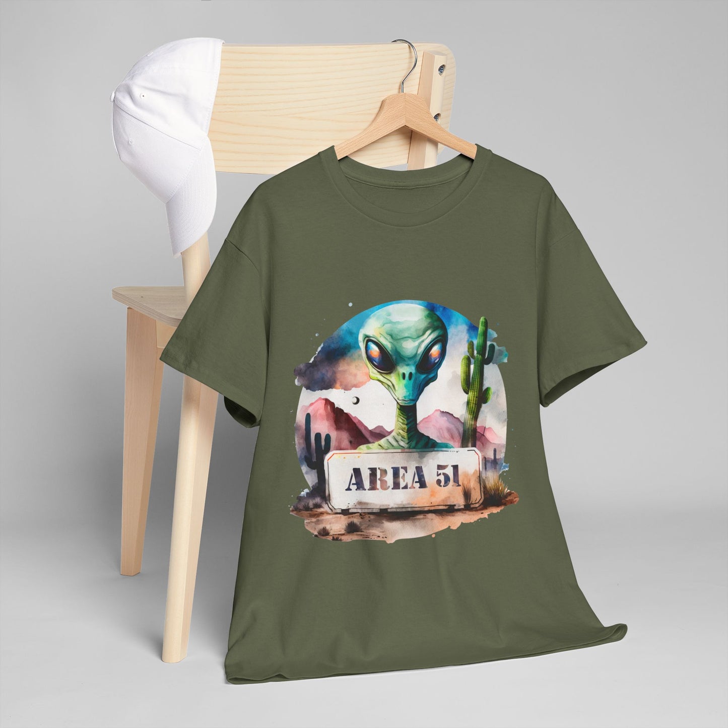 Area 51 - Strefa 51, Roswell – akwarelowy vibe