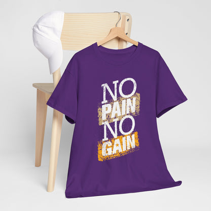 Koszulka No Pain No Gain - motyw treningowy
