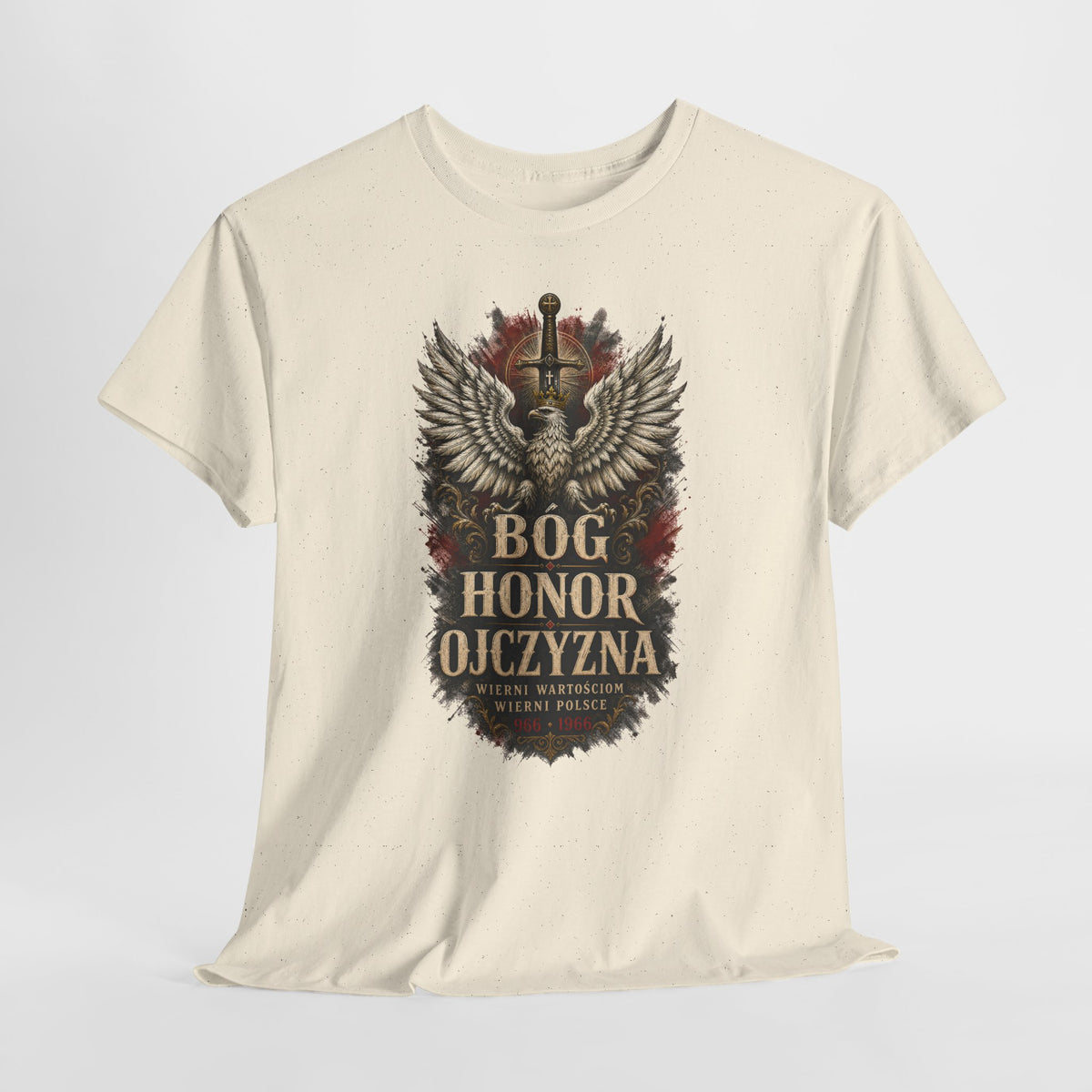 Bóg Honor Ojczyzna - koszulka patriotyczna z orłem