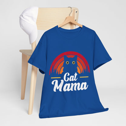 Kocia Mama - retro zachód słońca i koci vibe