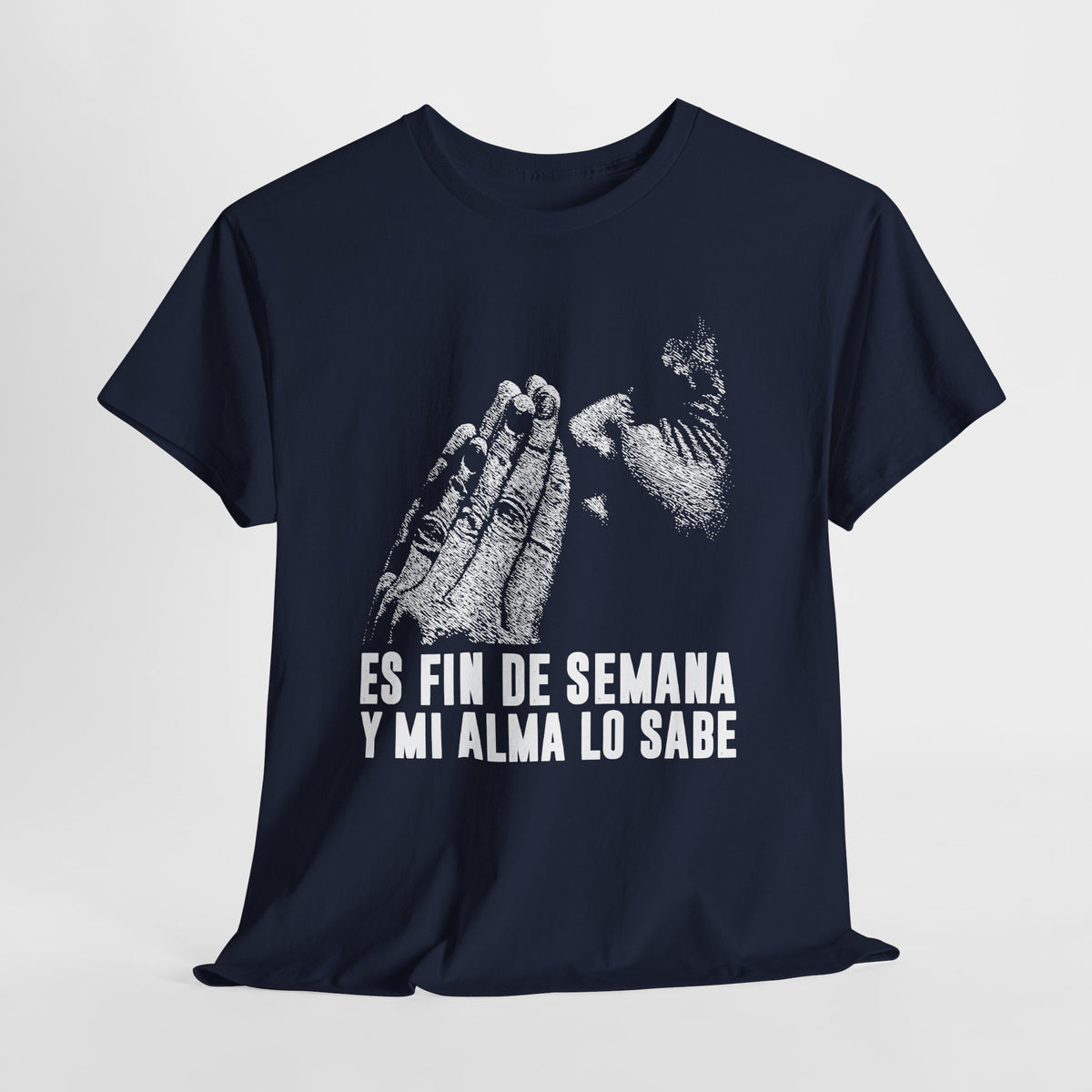 Jest weekend i moja dusza to wie - hiszpański napis "Es fin de semana y mi alma lo sabe"