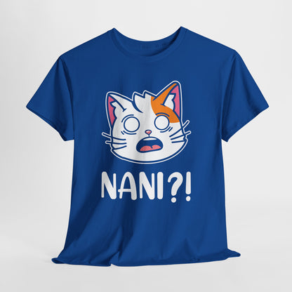 Koszulka NANI?! - zaskoczony kot anime NANI?!