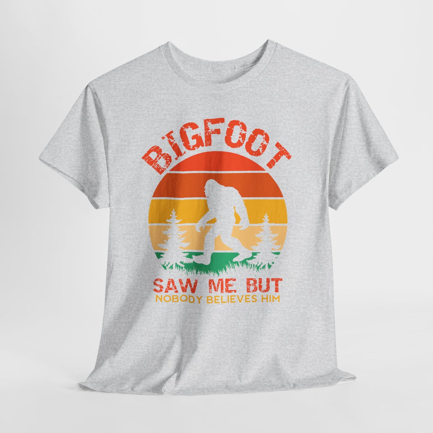 Bigfoot „Saw me but nobody belives him” – retro humor z lasu