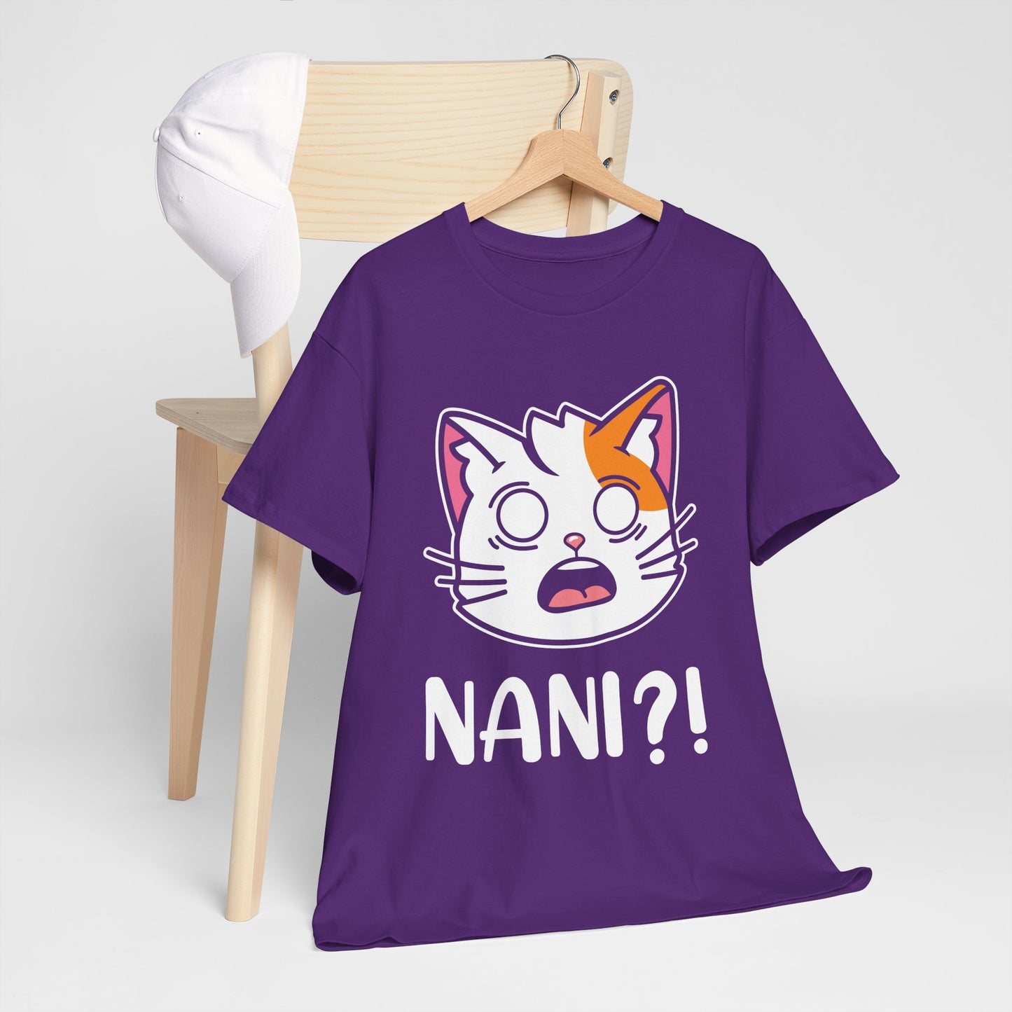 Koszulka NANI?! - zaskoczony kot anime NANI?!
