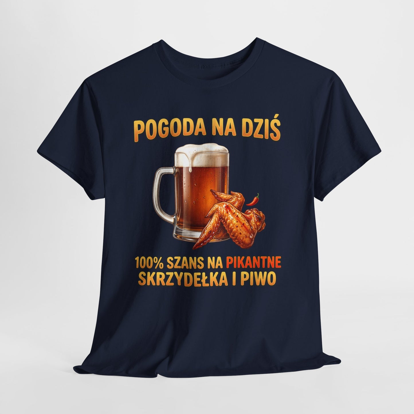 Pogoda na dziś - skrzydełka i piwko