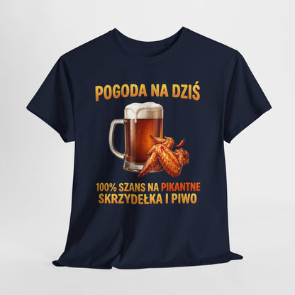 Pogoda na dziś - skrzydełka i piwko