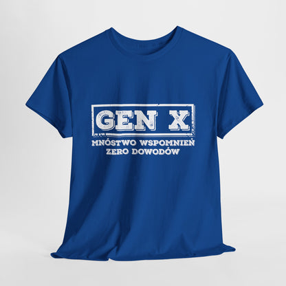 Gen X: Mnóstwo Wspomnień, Zero Dowodów