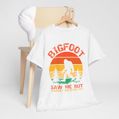 Bigfoot „Saw me but nobody belives him” – retro humor z lasu