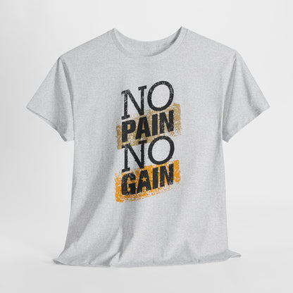 Koszulka No Pain No Gain - motyw treningowy