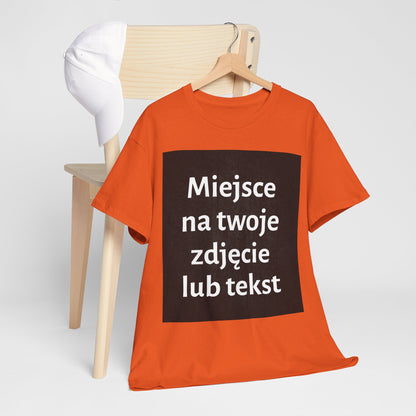 Personalizowana koszulka - przód i/lub tył - z naszą pomocą