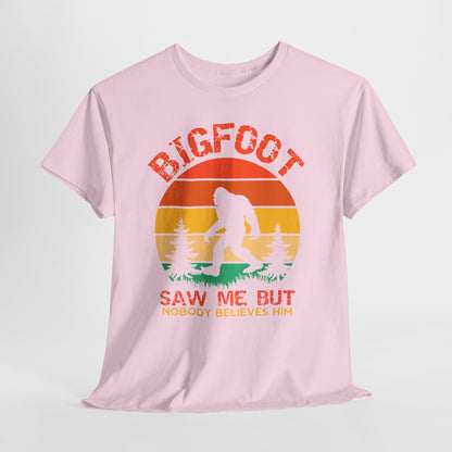 Bigfoot „Saw me but nobody belives him” – retro humor z lasu