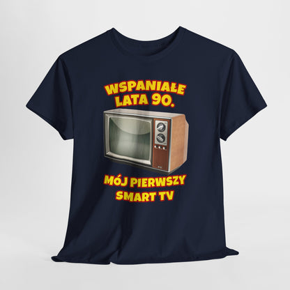 Mój pierwszy „smart TV” - wspaniałe lata 90. - koszulka retro