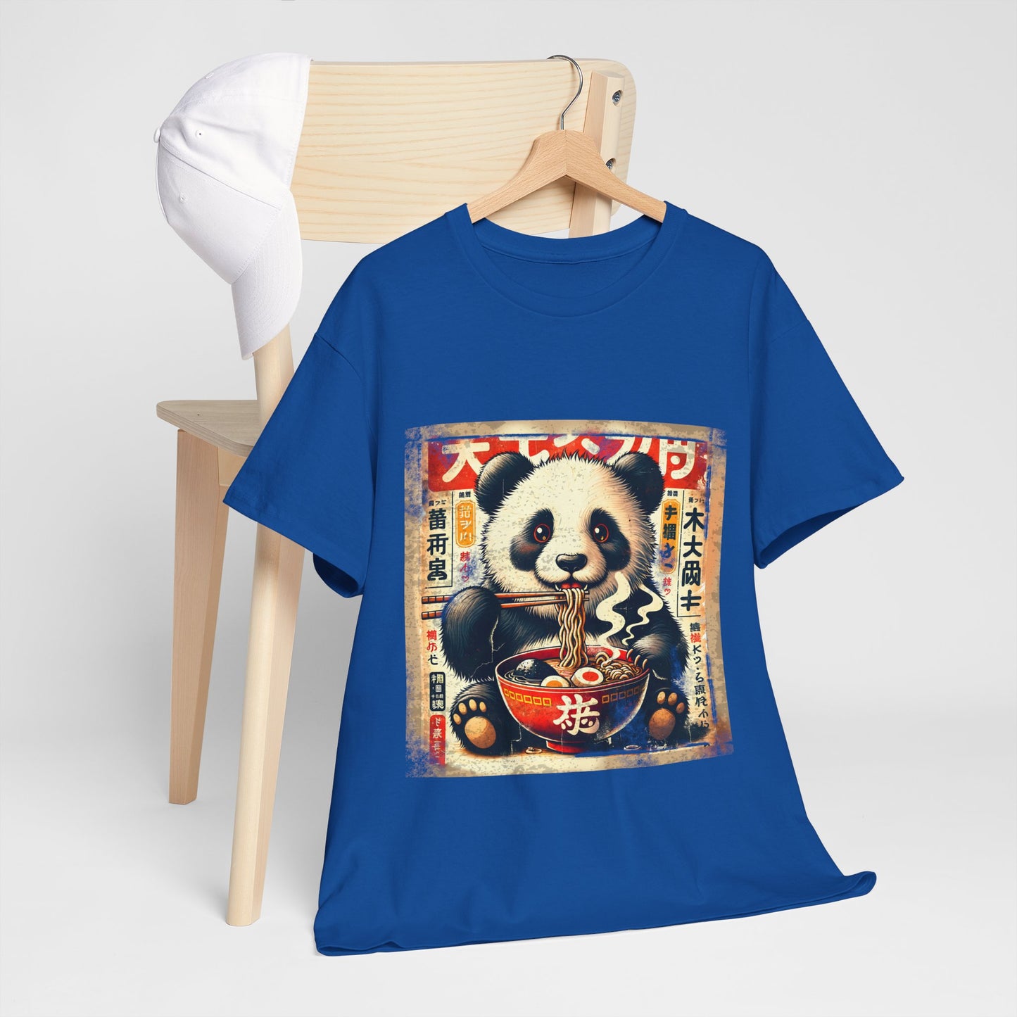 Panda i ramen - Anime retro vintage