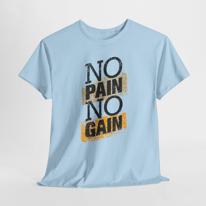 Koszulka No Pain No Gain - motyw treningowy