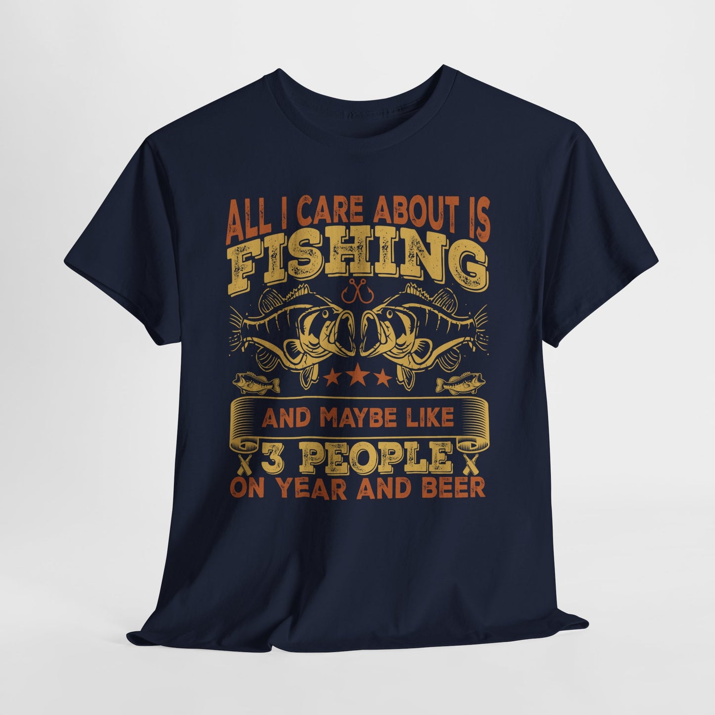 Koszulka wędkarska All I Care About Is Fishing