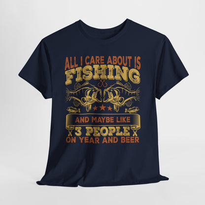 Koszulka wędkarska All I Care About Is Fishing