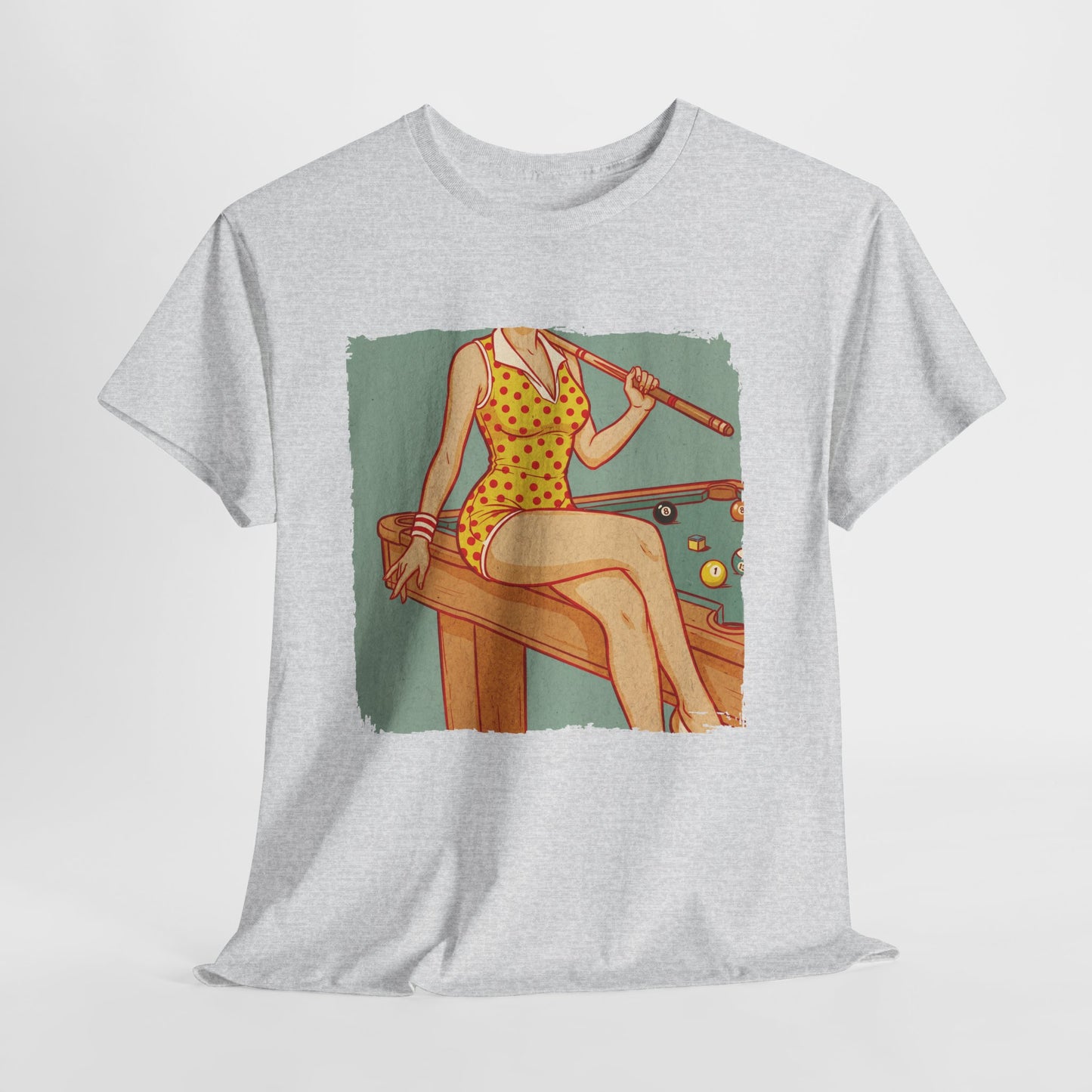 Sport is Sexy: Bilard - retro pin-up przy stole