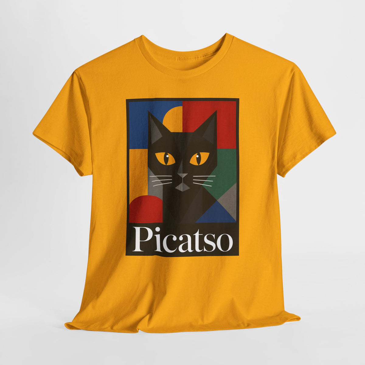 Picatso - koszulka z kotem w artystycznym stylu