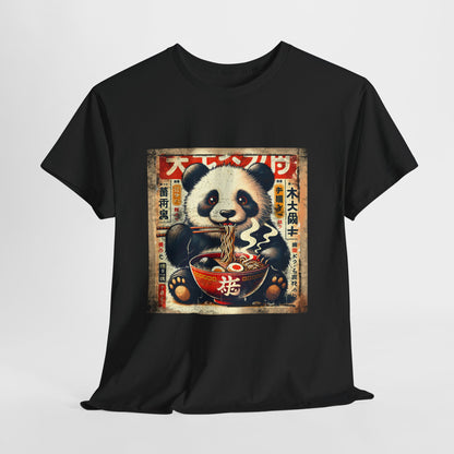 Panda i ramen - Anime retro vintage