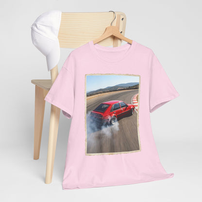 Polonez Drift - czerwony klasyk w dymie
