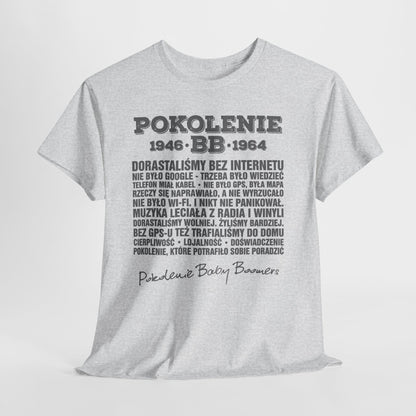 Pokolenie 1946-1964 - koszulka Baby Boomers z charakterem
